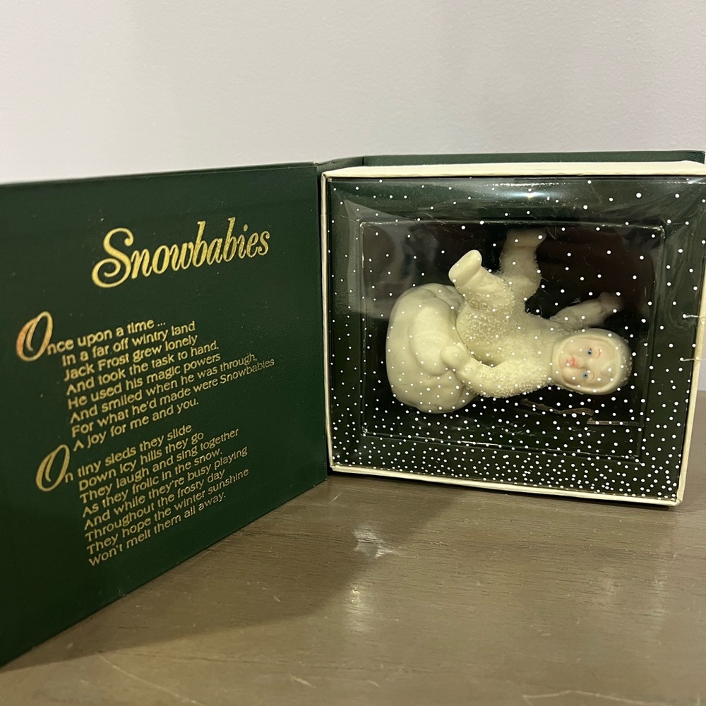 Department 56 Winter Tales of the Snowbabies Porcelain Snow Baby Figurine